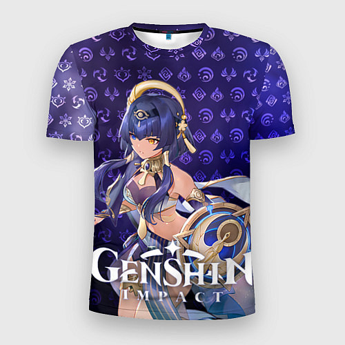 Мужская спорт-футболка Кандакия элементали / 3D-принт – фото 1