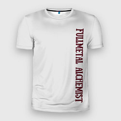 Мужская спорт-футболка Fullmetal Alchemist минимализм и надпись