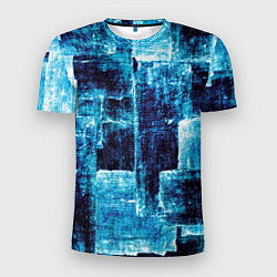 Футболка спортивная мужская Куски льда, цвет: 3D-принт