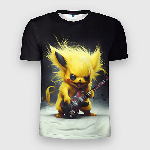 Мужская спорт-футболка Rocker Pikachu / 3D-принт – фото 1