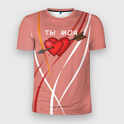 Мужская спорт-футболка Святой Валентин для влюблённых