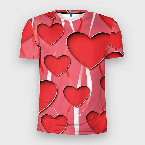 Мужская спорт-футболка Святой Валентин для твоих любимых / 3D-принт – фото 1