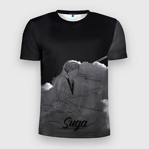 Мужская спорт-футболка Suga BTS / 3D-принт – фото 1