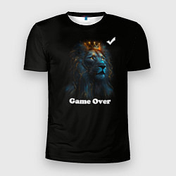 Мужская спорт-футболка Lion-game over