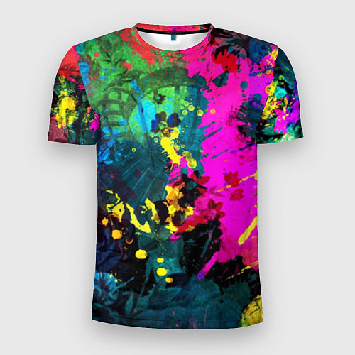 Мужская спорт-футболка Фиеста цвета / 3D-принт – фото 1