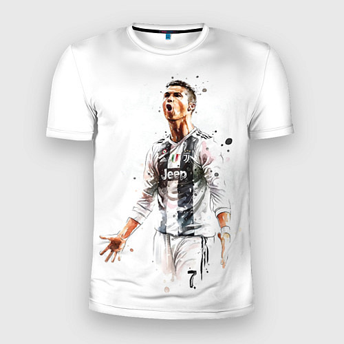 Мужская спорт-футболка CR 7 Juventus / 3D-принт – фото 1