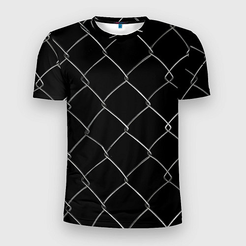 Мужская спорт-футболка Плетеный забор / 3D-принт – фото 1