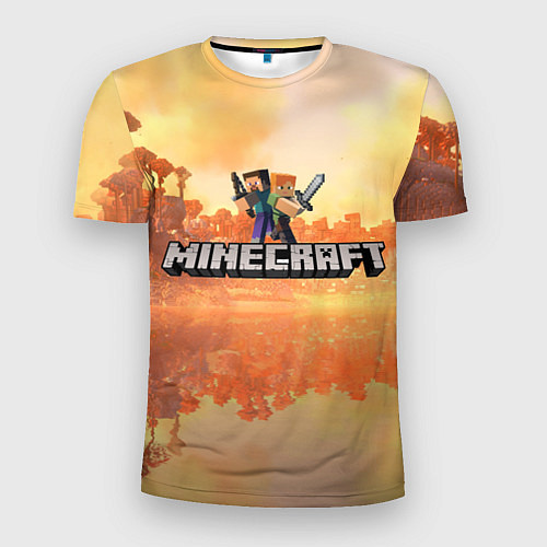 Мужская спорт-футболка Стив Майнкрафт Minecraft / 3D-принт – фото 1