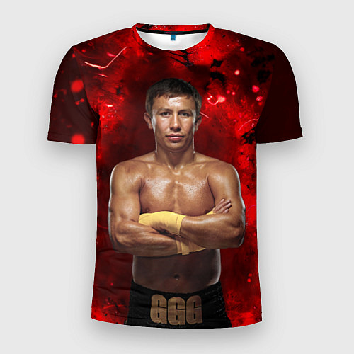 Мужская спорт-футболка Головкин GGG / 3D-принт – фото 1