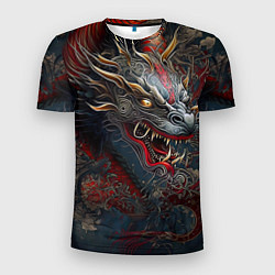 Футболка спортивная мужская Дракон Irezumi, цвет: 3D-принт