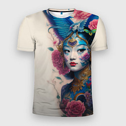 Мужская спорт-футболка Japan girl - tattoo - art