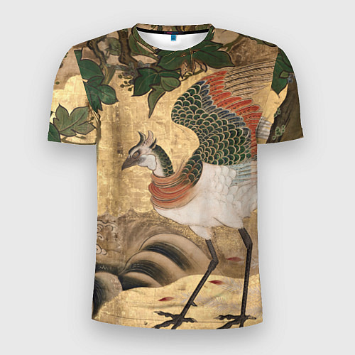 Мужская спорт-футболка Сказочная птица / 3D-принт – фото 1