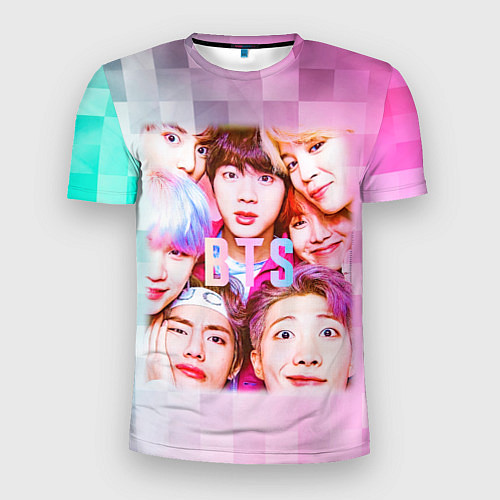 Мужская спорт-футболка BTS K-pop / 3D-принт – фото 1
