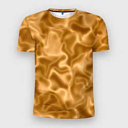 Футболка спортивная мужская Золотой шелк, цвет: 3D-принт