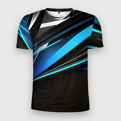 Мужская спорт-футболка Dark geometry / 3D-принт – фото 1