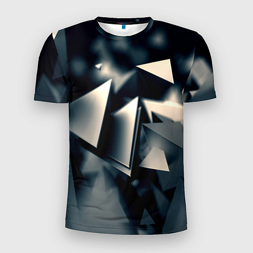 Мужская спорт-футболка Dark abstraction / 3D-принт – фото 1