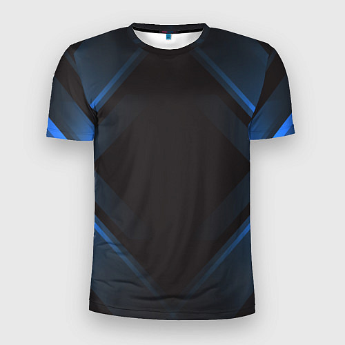 Мужская спорт-футболка Треугольная симметрия / 3D-принт – фото 1