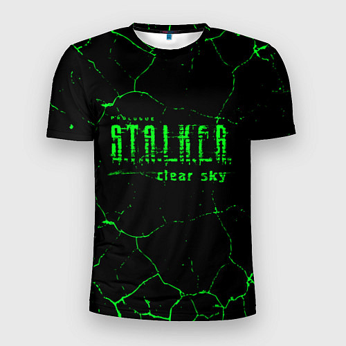 Мужская спорт-футболка Stalker radiation art / 3D-принт – фото 1