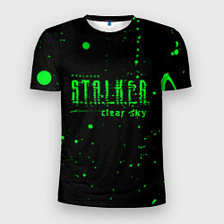 Мужская спорт-футболка Stalker sky radiation