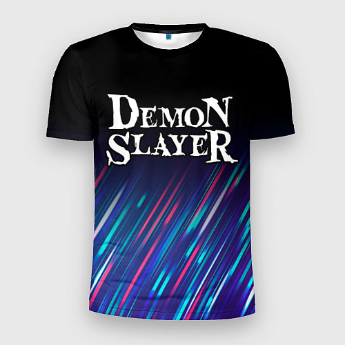 Мужская спорт-футболка Demon Slayer stream / 3D-принт – фото 1