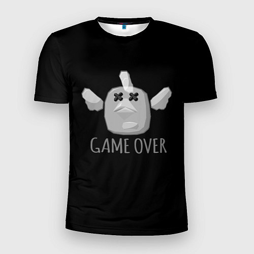 Мужская спорт-футболка Chicken Gun Game over / 3D-принт – фото 1