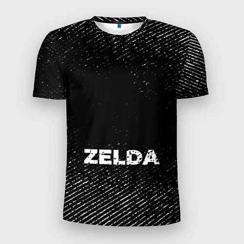 Мужская спорт-футболка Zelda с потертостями на темном фоне / 3D-принт – фото 1