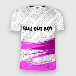 Мужская спорт-футболка Fall Out Boy rock legends: символ сверху