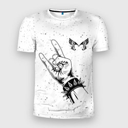 Мужская спорт-футболка Placebo и рок символ