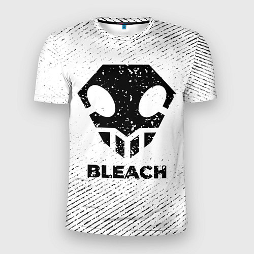 Мужская спорт-футболка Bleach с потертостями на светлом фоне / 3D-принт – фото 1