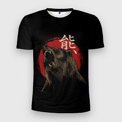 Футболка спортивная мужская Japanese bear, цвет: 3D-принт