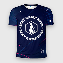 Мужская спорт-футболка Символ Tomb Raider и надпись best game ever
