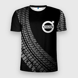 Футболка спортивная мужская Volvo tire tracks, цвет: 3D-принт