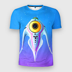 Мужская спорт-футболка Subnautica инопланетная рыба