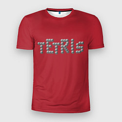 Мужская спорт-футболка Тетрис геометрия