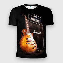 Мужская спорт-футболка Рокерская гитара