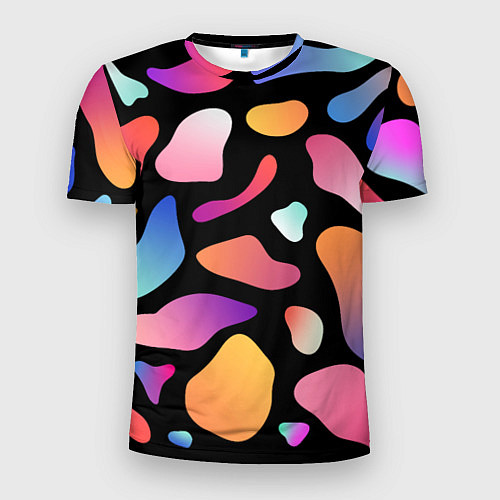 Мужская спорт-футболка Fashionable colorful pattern / 3D-принт – фото 1