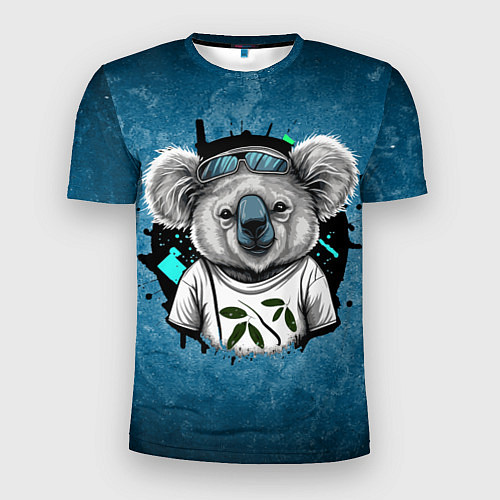 Мужская спорт-футболка Стильная коала / 3D-принт – фото 1
