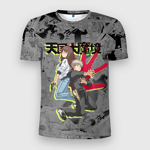 Мужская спорт-футболка Великая небесная стена - Мару и Кируко / 3D-принт – фото 1