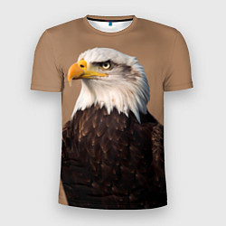 Мужская спорт-футболка Белоголовый орлан птица