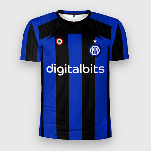 Мужская спорт-футболка ФК Интер форма 2223 домашняя / 3D-принт – фото 1