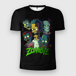 Мужская спорт-футболка Zombie Simpsons