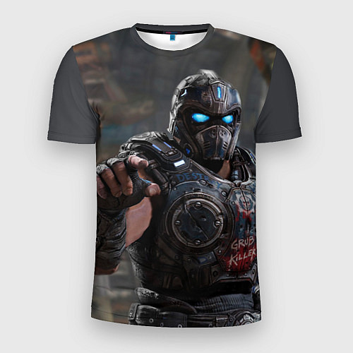 Мужская спорт-футболка Gears of war Клейтон Кармайн / 3D-принт – фото 1