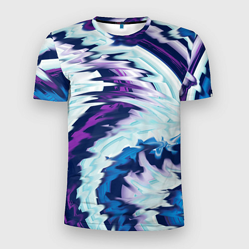 Мужская спорт-футболка Размытая краска / 3D-принт – фото 1