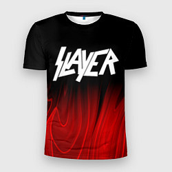 Мужская спорт-футболка Slayer red plasma