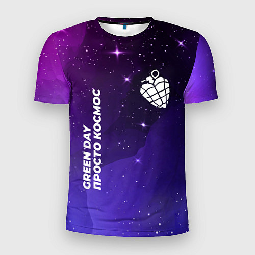 Мужская спорт-футболка Green Day просто космос / 3D-принт – фото 1