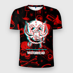 Мужская спорт-футболка Motorhead rock glitch