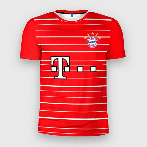 Мужская спорт-футболка Лерой Сане Бавария Мюнхен форма 2223 домашняя / 3D-принт – фото 1