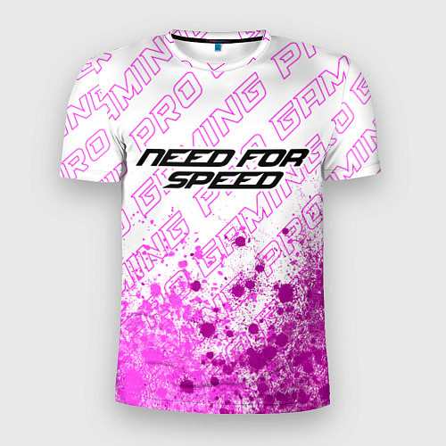 Мужская спорт-футболка Need for Speed pro gaming: символ сверху / 3D-принт – фото 1