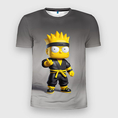 Мужская спорт-футболка Bart Simpson - ninja - Japan / 3D-принт – фото 1