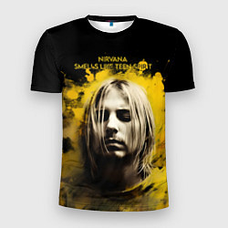 Мужская спорт-футболка Nirvana Graffiti